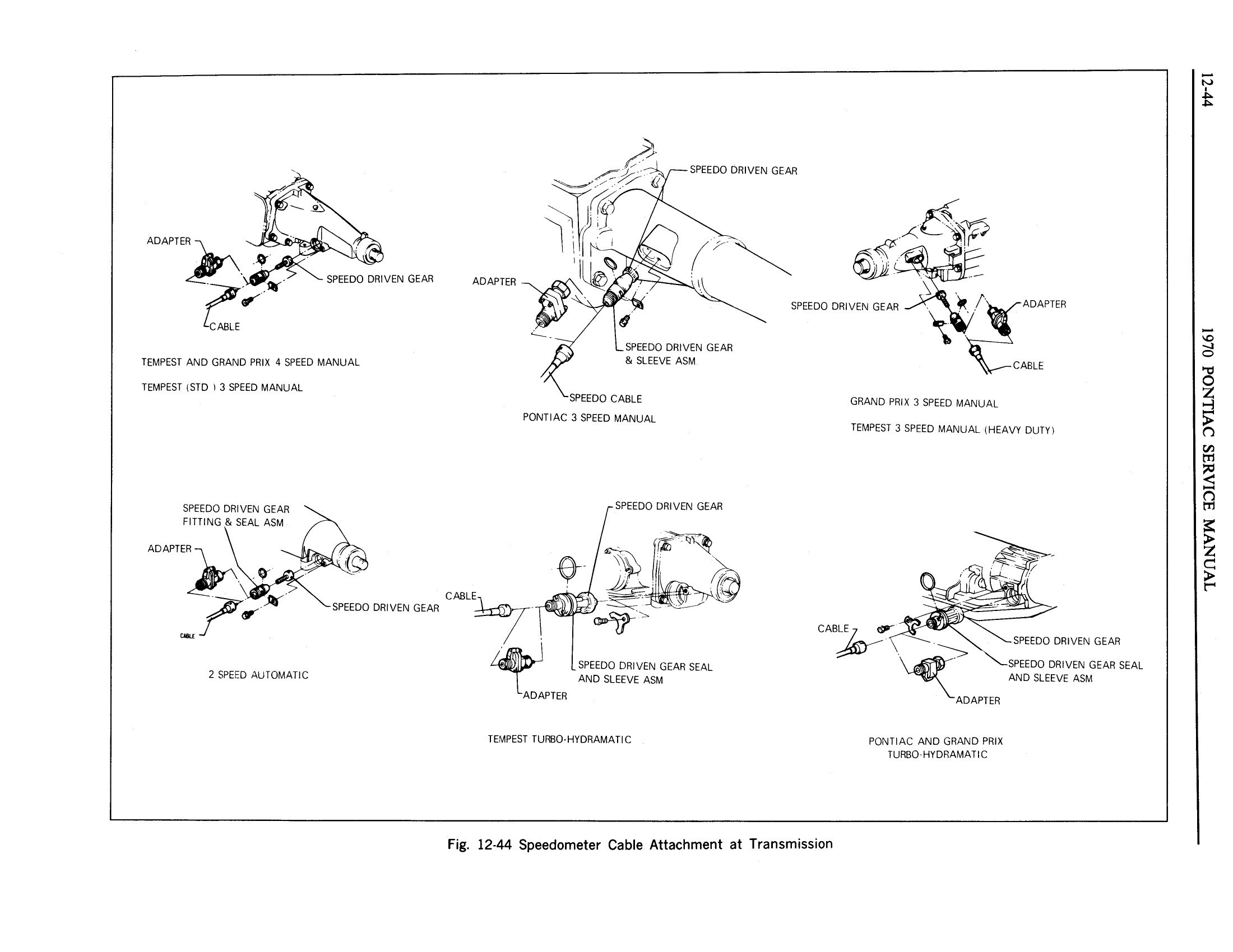 1970 Pontiac Chassis Service Manual - Chassis Electrical Page 44 of 67